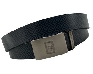 Obsidian golf belt from Buca Belts, offering a vibrant and unique design. A perfect gift for golfers or those looking to add a stylish touch to their gear. Features a convenient ratchet buckle for easy adjustment.